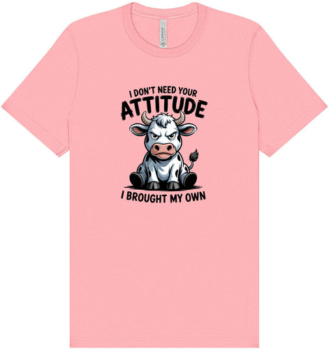 Don't Need Your Attitude Adult Bella Canvas Shirt