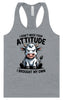 Don't Need Your Attitude Women's Racerback Tank