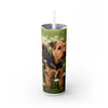Skinny Tumbler with Straw – 20 oz Stainless Steel Cup