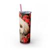 Skinny Tumbler with Straw – 20 oz Stainless Steel Cup