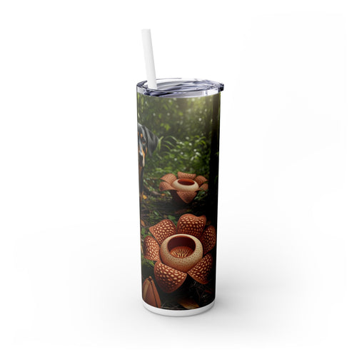 Skinny Tumbler with Straw – 20 oz Stainless Steel Cup