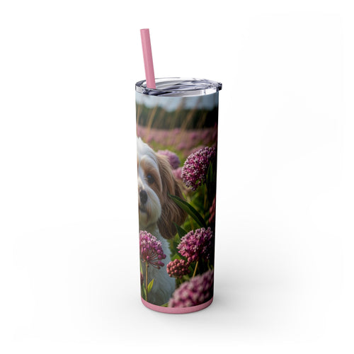 Skinny Tumbler with Straw – 20 oz Stainless Steel Cup