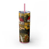 Skinny Tumbler with Straw – 20 oz Stainless Steel Cup