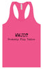 WWJD? Women's Racerback Tank