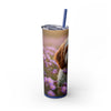 Skinny Tumbler with Straw – 20 oz Stainless Steel Cup