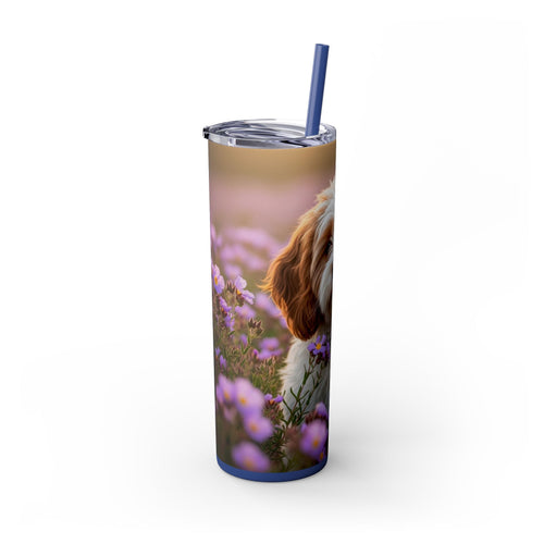 Skinny Tumbler with Straw – 20 oz Stainless Steel Cup