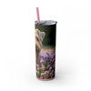 Skinny Tumbler with Straw – 20 oz Stainless Steel Cup