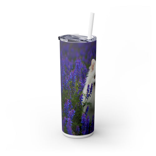 Skinny Tumbler with Straw – 20 oz Stainless Steel Cup