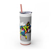 Skinny Tumbler with Straw – 20 oz Stainless Steel Cup