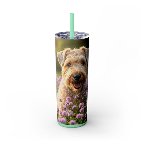 Skinny Tumbler with Straw – 20 oz Stainless Steel Cup