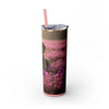 Skinny Tumbler with Straw – 20 oz Stainless Steel Cup