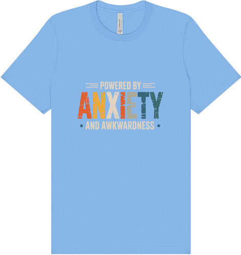 Powered by Anxiety Adult Bella Canvas Shirt