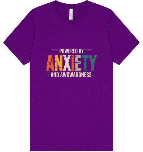 Powered by Anxiety Adult Bella Canvas Shirt