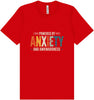 Powered by Anxiety Adult Bella Canvas Shirt
