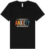 Powered by Anxiety Unisex V-Neck Shirt