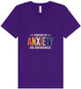 Powered by Anxiety Unisex V-Neck Shirt