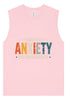 Powered by Anxiety Muscle Tank