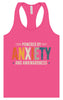 Powered by Anxiety Women's Racerback Tank