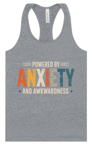 Powered by Anxiety Women's Racerback Tank