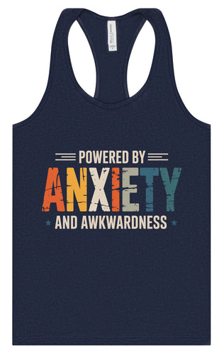 Powered by Anxiety Women's Racerback Tank