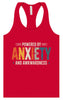 Powered by Anxiety Women's Racerback Tank