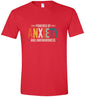 Powered by Anxiety Adult Gildan Soft Shirt