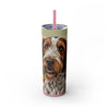 Skinny Tumbler with Straw – 20 oz Stainless Steel Cup