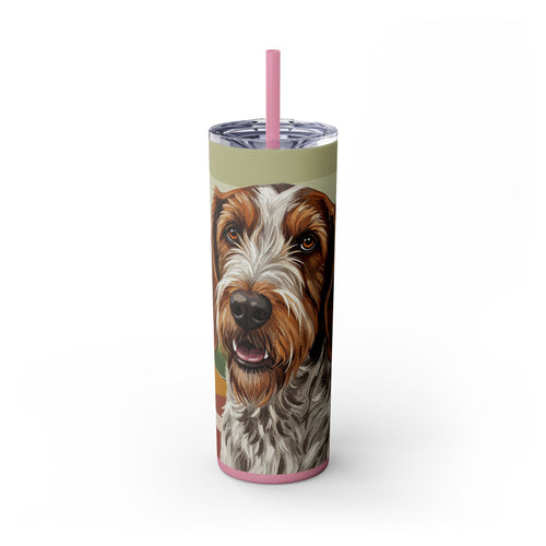 Skinny Tumbler with Straw – 20 oz Stainless Steel Cup