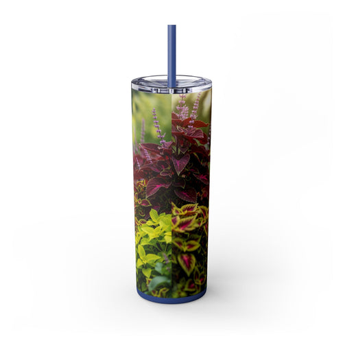 Skinny Tumbler with Straw – 20 oz Stainless Steel Cup