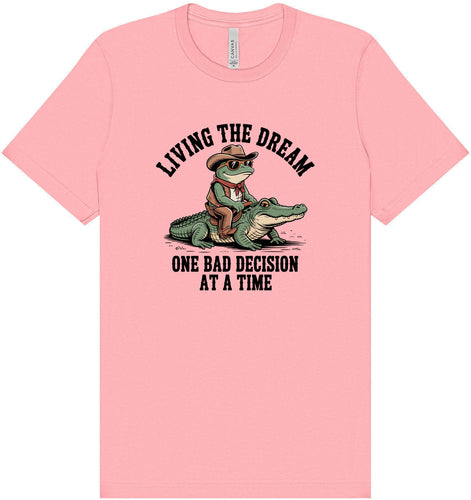 One Bad Decision Adult Bella Canvas Shirt