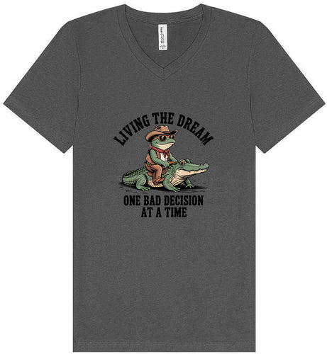 One Bad Decision Unisex V-Neck Shirt