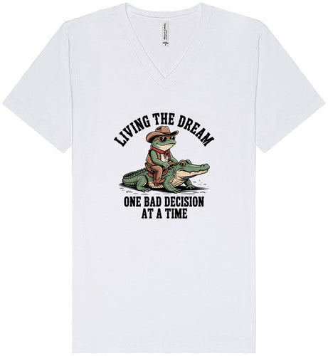 One Bad Decision Unisex V-Neck Shirt