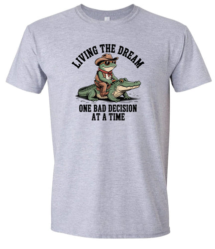 One Bad Decision Adult Gildan Soft Shirt