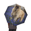 48 Semi-Automatic Umbrella – Windproof Large Travel Rain Umbrella