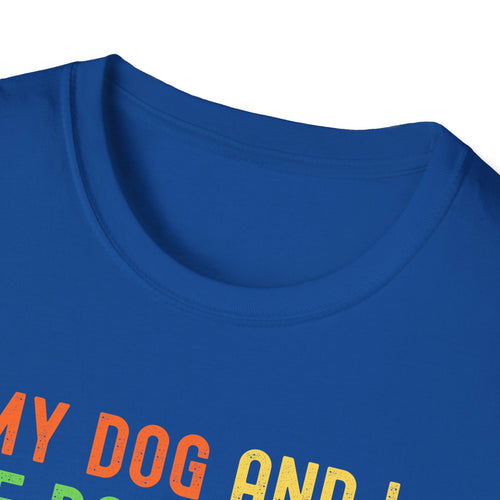 Feral Dog Mom T-Shirt | Funny Dog Lover Rainbow Paw Shirt