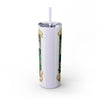 Skinny Tumbler with Straw – 20 oz Stainless Steel Cup