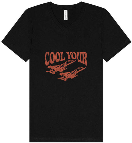 Cool Your Jets Unisex V-Neck Shirt