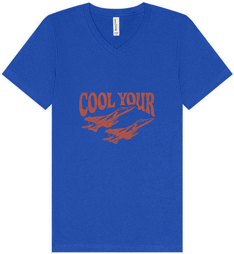 Cool Your Jets Unisex V-Neck Shirt