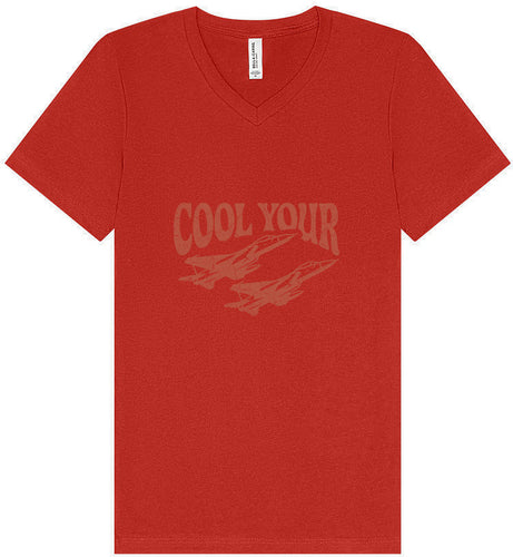 Cool Your Jets Unisex V-Neck Shirt