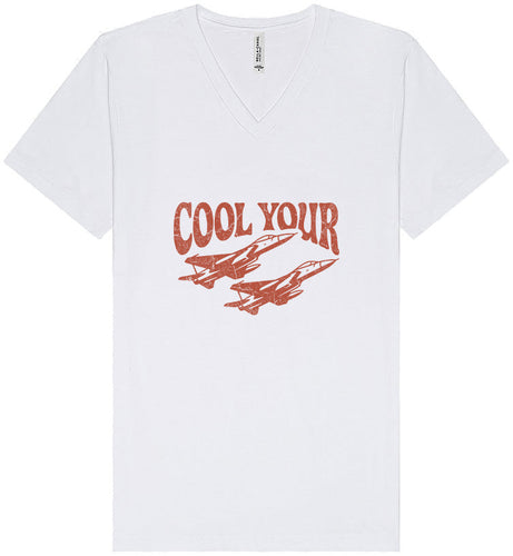 Cool Your Jets Unisex V-Neck Shirt