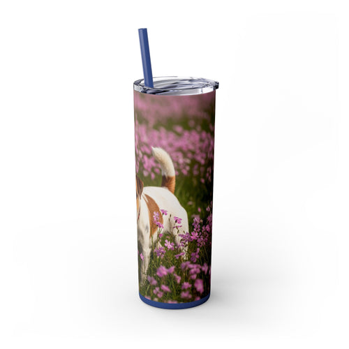 Skinny Tumbler with Straw – 20 oz Stainless Steel Cup