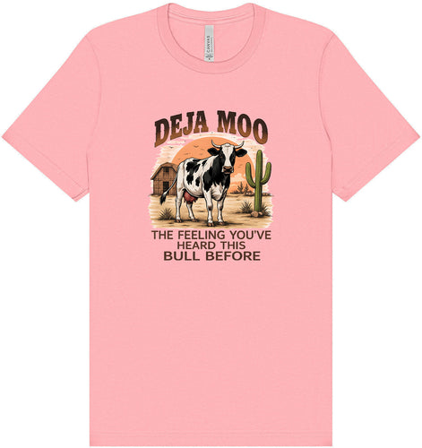 Deja Moo Adult Bella Canvas Shirt