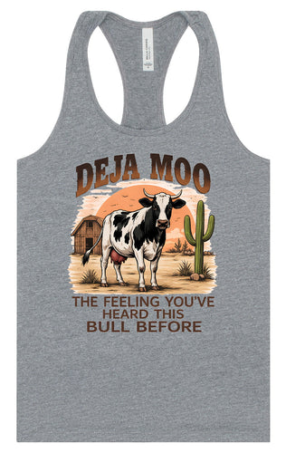 Deja Moo Women's Racerback Tank