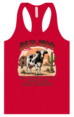Deja Moo Women's Racerback Tank