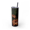 Skinny Tumbler with Straw – 20 oz Stainless Steel Cup