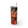 Skinny Tumbler with Straw – 20 oz Stainless Steel Cup