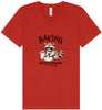 Baking Because Murder is Wrong Unisex V-Neck Shirt
