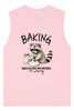 Baking Because Murder is Wrong Muscle Tank