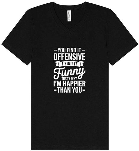You Find It Offensive Unisex V-Neck Shirt