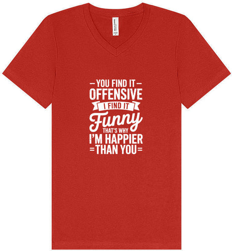 You Find It Offensive Unisex V-Neck Shirt